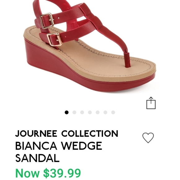 Journee Collection camel sandals - Picture 8 of 8